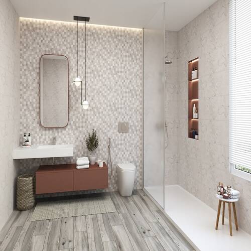 Плитка Ceramica Deseo Ng Cracle Silver Hl Decor 30x90 см, фото 2