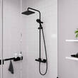 Душова система Hansgrohe Pulsify Showerpipe 260 2jet 24240140 з термостатом бронза матовий, фото 3