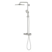 Душевая система Grohe Rainshower SmartActive 26836DC0 с термостатом, суперсталь, фото №3