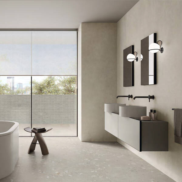Керамограніт Italgraniti FL03BA I Cementi Flax SQ. 60x120 см, фото 2