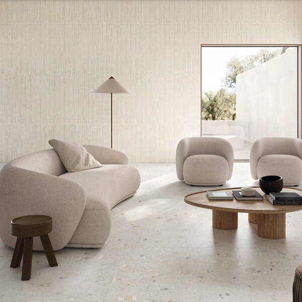 FL01BAC I CEMENTI WHITE CIOTTOLO SQ. 120X60 — фото 2