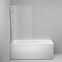 Шторка для ванны AM PM Gem WU90BS-D080-140CT 80х140 см, профиль хром, стекло прозрачное, фото №4