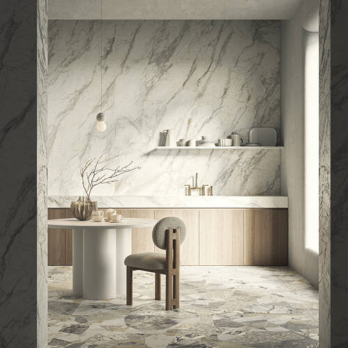 Керамограніт Delconca Marble Edition Van Gogh White HME 10 120х120 см, фото 4