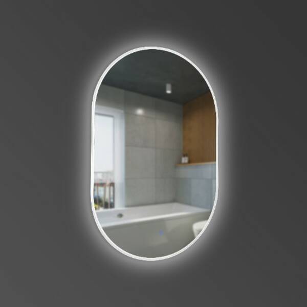 Зеркало Devit Do It 5446595, 950х650 овальное, с тачсенсором и LED подсветкой, фото 1