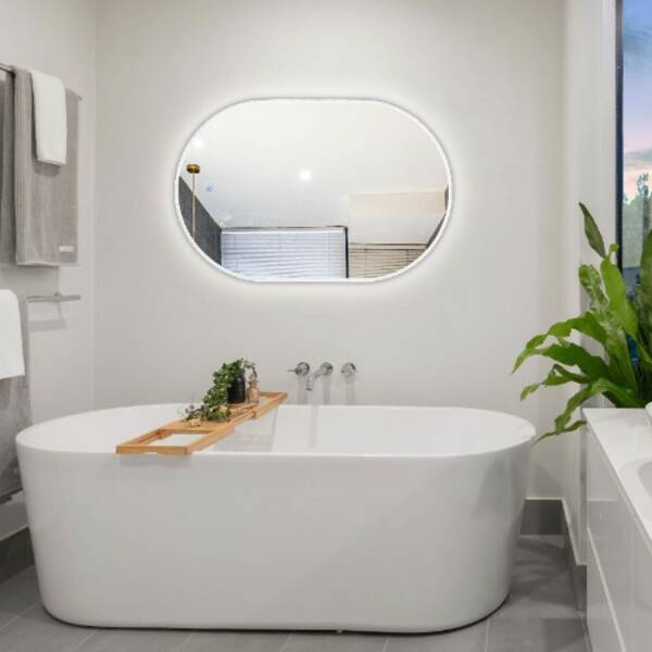 Зеркало Devit Do It 5446595, 950х650 овальное, с тачсенсором и LED подсветкой, фото 3