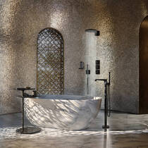 Верхній душ Axor ShowerSolutions 35300670 чорний матовий, фото №4