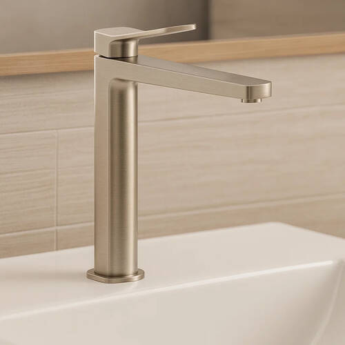 Змішувач для раковини Devit HB-GR5009BN колір brushed nickel, фото 1