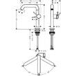 Змішувач для раковини Hansgrohe Tecturis S CoolStart EcoSmart+ 73360000 хром, фото 2