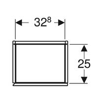 Пенал Geberit 502.316.JL.1 36 см підвісний, пісочно-сірий глянець, фото №2
