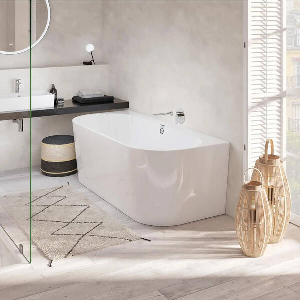 Ванна кварилова Villeroy&Boch Oberon 2.0 UBQ180OBR9CD00V-RW 180х80 см білий матовий, фото 10