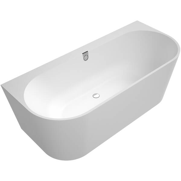 Ванна кварилова Villeroy&Boch Oberon 2.0 UBQ180OBR9CD00V-RW 180х80 см білий матовий, фото 2