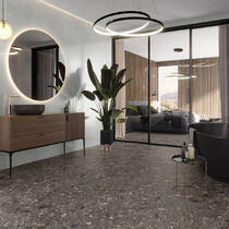 Керамогранит Cerrad Gres Ceppo Nuovo Graphite Rect 119,7x119,7 см, фото №2