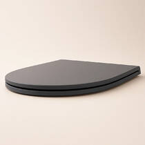 Кришка для унітаза SDR Bull MBCWBLRF Slim Soft Close графіт, фото №1