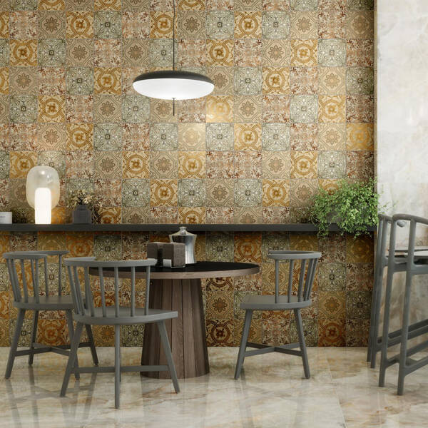 Керамограніт Pamesa Elisabeth Gold 20,4x20,4 см, фото 2