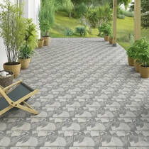 Керамограніт Pamesa Leaf Victoria Grey Silver 20,4x20,4 см, фото №1