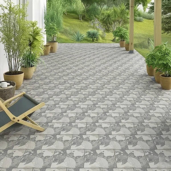 Керамограніт Pamesa Leaf Victoria Grey Silver 20,4x20,4 см, фото 1