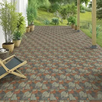 Керамограніт Pamesa Leaf Victoria Turquoise Copper 20,4x20,4 см