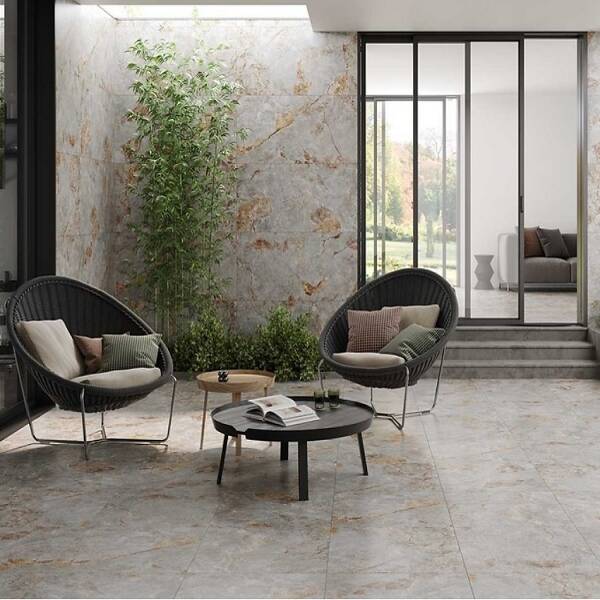 Керамограніт Cersanit Stone Galaxy Light Grey Matt Rect 59,8x59,8 см, фото 2