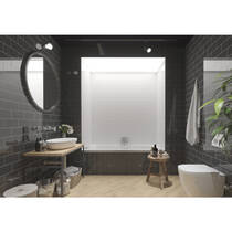 Плитка Golden Tile Metrotiles Plane темно-серый 46П011 10х20 см, фото №2