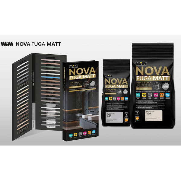 Заповнювач для швів WIM Nova Fuga Matt 1/22 Чорний 2кг, фото 3