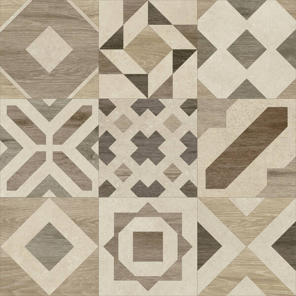 Керамограніт Baldocer Phuket Mix Ivory Rectificado 60x60 см, фото 3