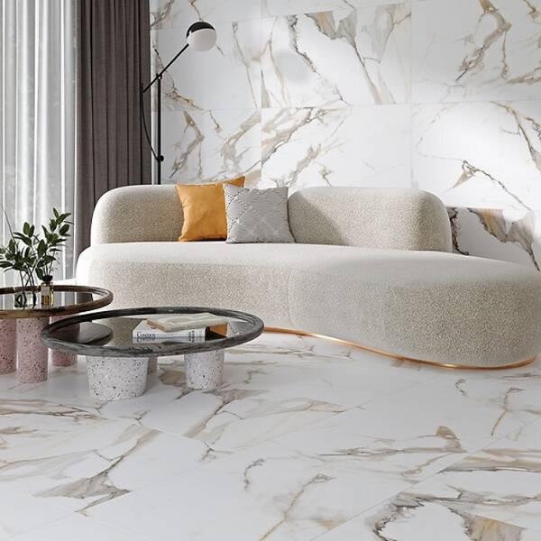 Керамограніт Cersanit Dorado White Satin Rect 59,8x59,8 см, фото 3