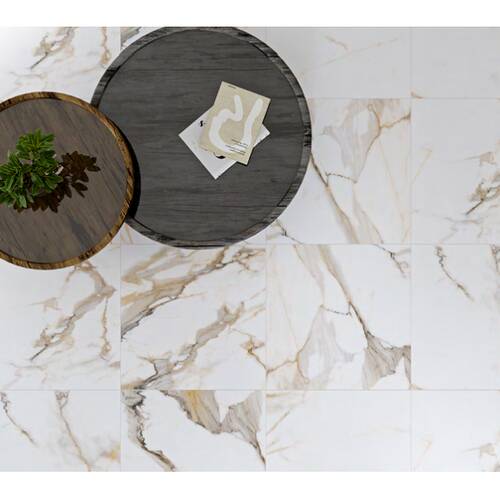 Керамограніт Cersanit Dorado White Satin Rect 59,8x59,8 см, фото 2