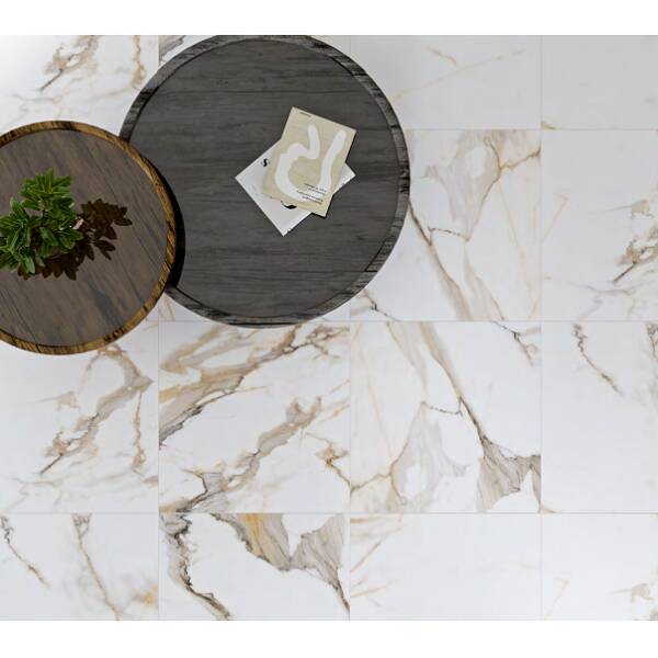 Керамограніт Cersanit Dorado White Satin Rect 59,8x59,8 см, фото 2