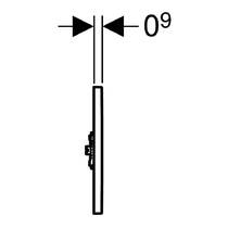 Клавиша смыва Geberit Type 01 116.031.11.5 электронная, белый, фото №4