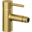 Смеситель для биде Kludi Bozz 38533N076 с донным клапаном PUSH-OPEN, брашированное золото, фото 1