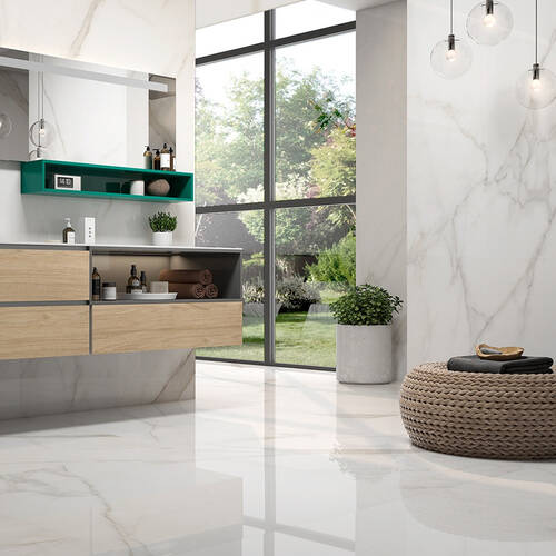 Керамограніт Argenta Tholos White Polished 120x260 см, фото 3