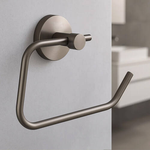 Держатель для туалетной бумаги Grohe Essentials 40689AL1 без крышки, графит темный матовый, фото 1