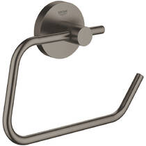 Тримач для туалетного паперу Grohe Essentials 40689AL1 без кришки, графіт темний матовий, фото №1