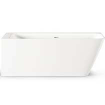 Ванна из искусственного камня PAA Quadro Corner D VAQUACOD/00 160х75 см левая, белый глянец, фото №1