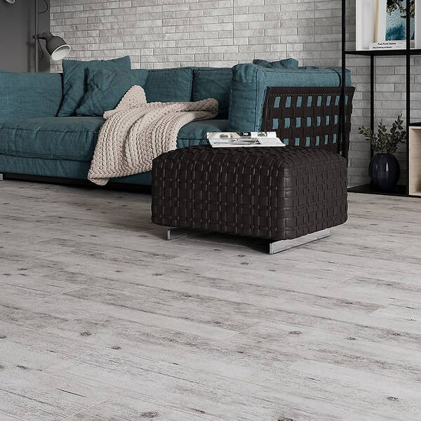 Керамограніт Cersanit Shinewood White 18,5x59,8 см, фото 4