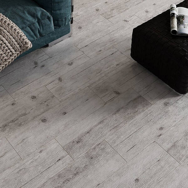 Керамограніт Cersanit Shinewood White 18,5x59,8 см, фото 3