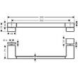 Тримач для рушників Hansgrohe AddStoris 41759990 золото, фото 2