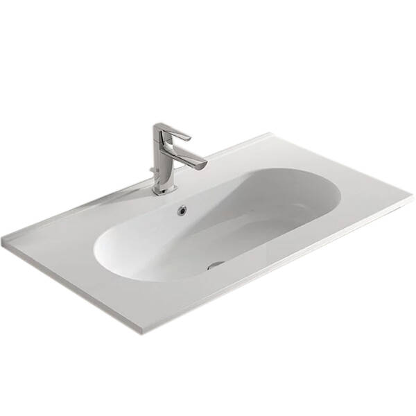 Тумба Devit Acqua 074817V 80 см з овальною раковиною, дерево, фото 2