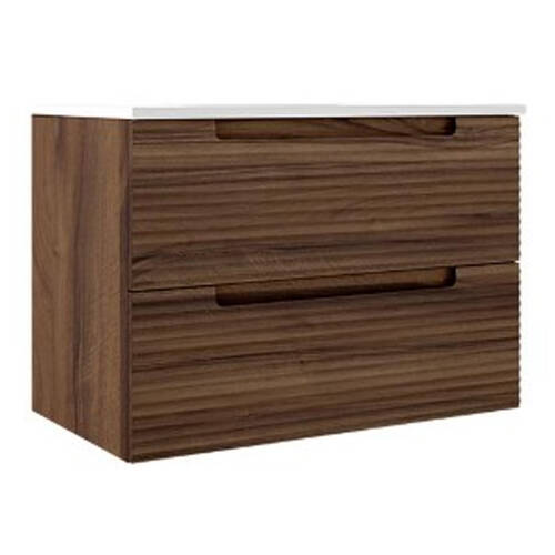 Тумба Devit Acqua 074817V 80 см з овальною раковиною, дерево, фото 1
