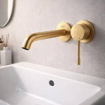 Смеситель скрытого монтажа для раковины Grohe Essence 29193GN1 L-размер, брашированное золото, фото №1