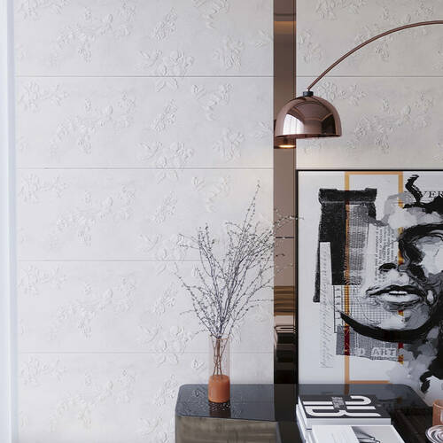 Плитка Ceramica Deseo Orfe Beige Decofon Rec. 40x120см, фото 5