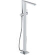 Змішувач для ванни Hansgrohe Tecturis E 73445000 підлоговий, хром, фото 1