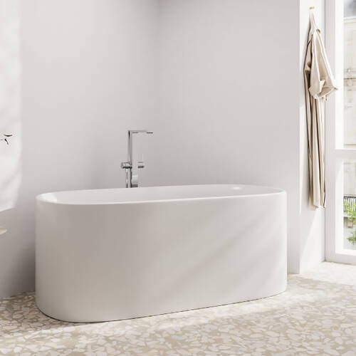 Змішувач для ванни Hansgrohe Tecturis E 73445000 підлоговий, хром, фото 3