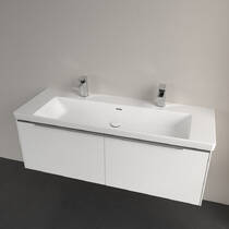 Раковина Villeroy&Boch Subway 3.0 4A70D401 130 см білий глянець, фото №1