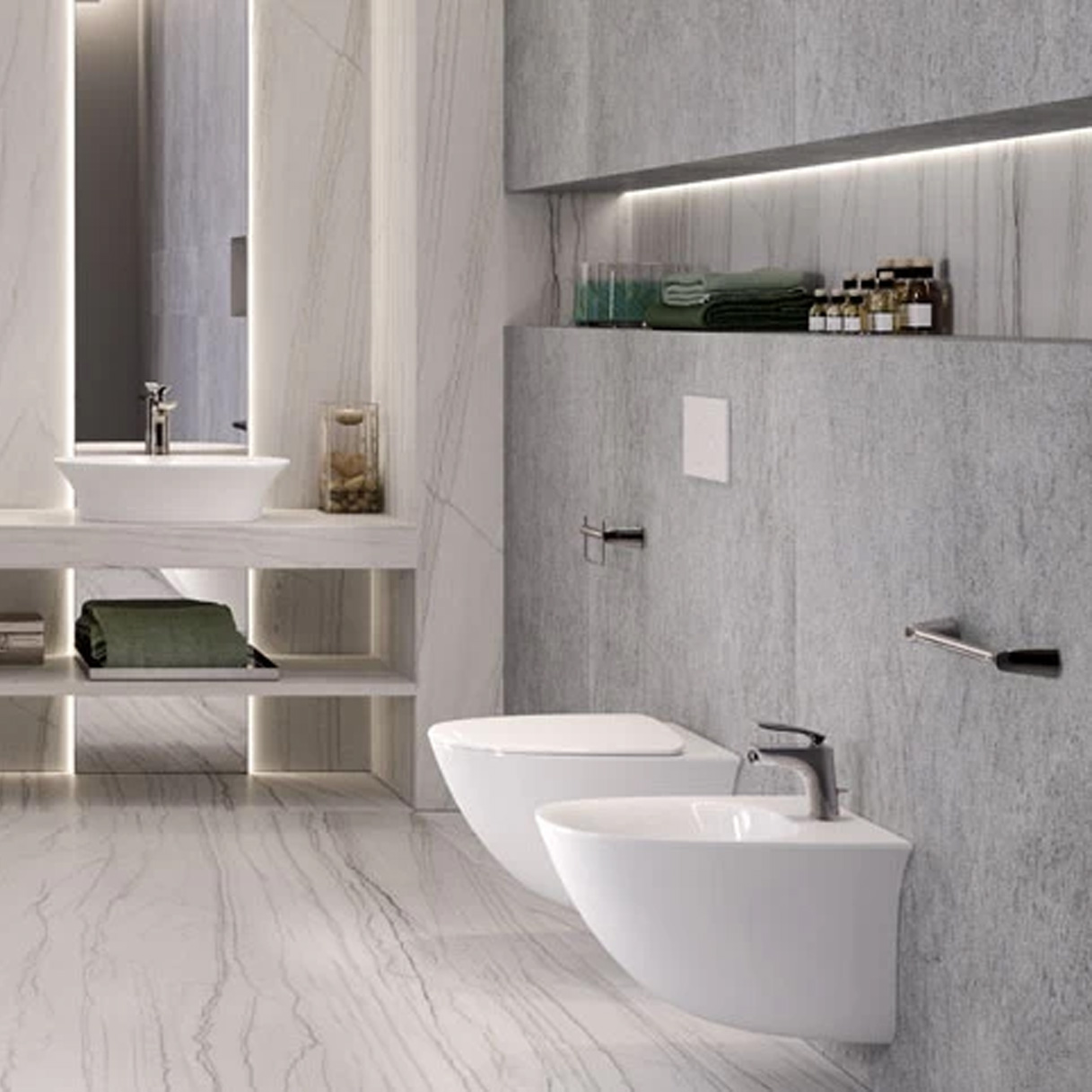 SENWC1446AWHA+SENSC3901WH RAK SENSATION Унітаз підвісний безобідковий з кришкою, білий 52см (1 сорт)
