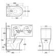 Унитаз-компакт RAK Ceramics RESORT RST17AWHA + RST10AWHA + RESC0004 безободковый с сидением Soft-close, фото 3