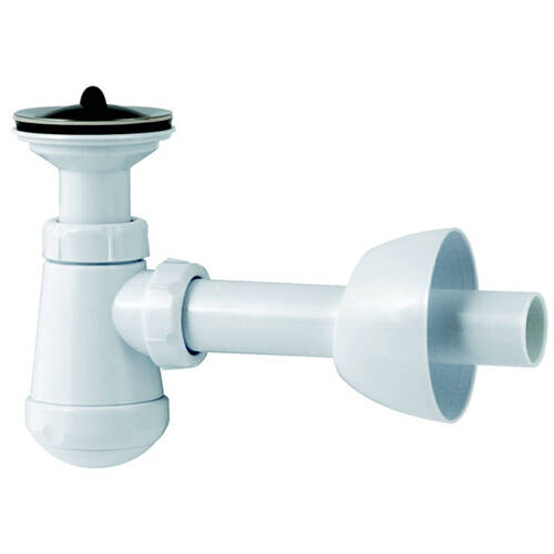 Сифон для раковини колбовий Devit DEV002646 білий, фото 1
