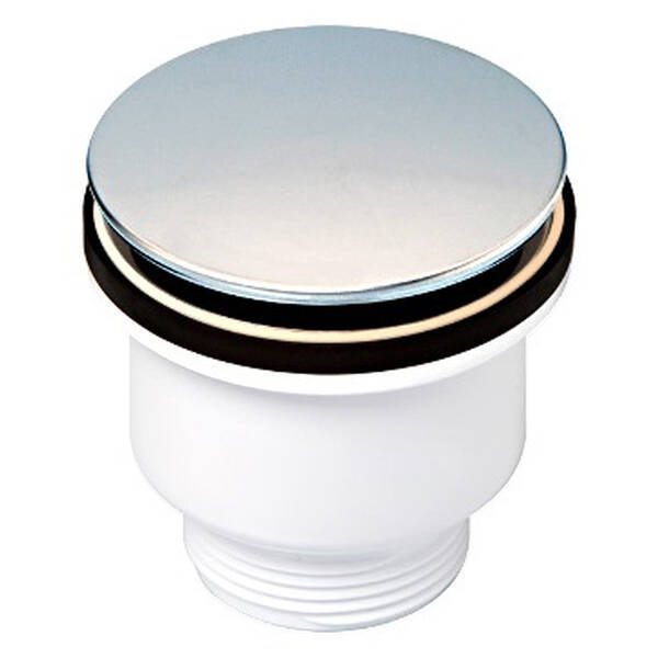 Донный клапан для раковины, биде Devit DEV014042 Click-Clack, хром, фото 1