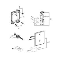 Клавиша смыва Grohe Tectron Skate 37321SD1 инфракрасная, нержавеющая сталь, фото №3