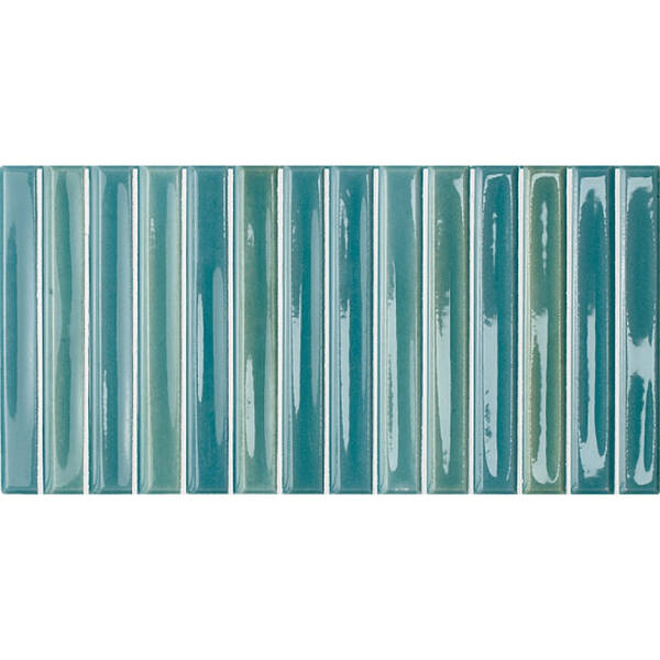 Плитка WOW Colour Notes 133160 CN Bars Azur 12,5х25 см - купить в